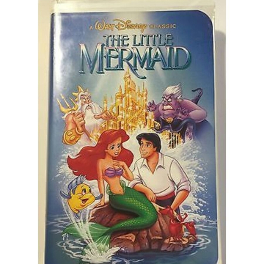 Disney The Little Mermaid VHS - Blue and Red Cover